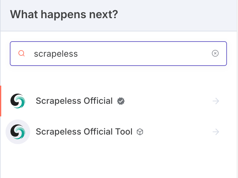 Scrapeless节点