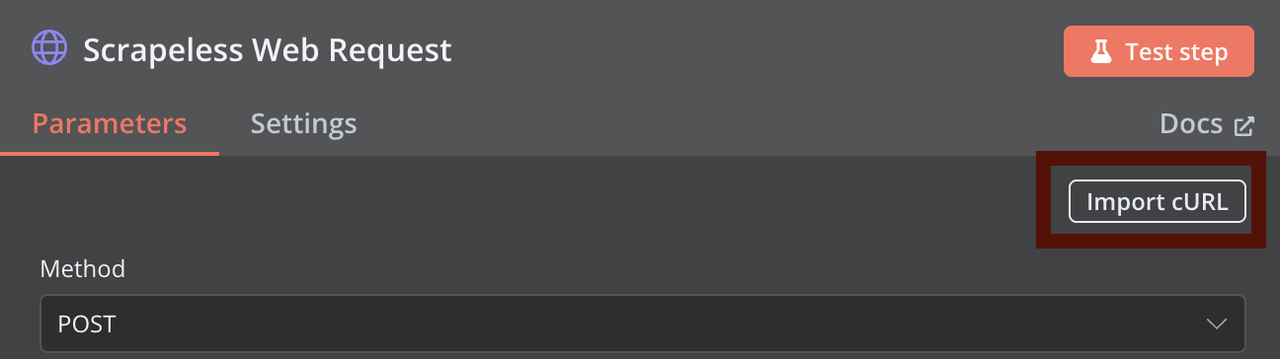 You can customize your Scrapeless web scraping request