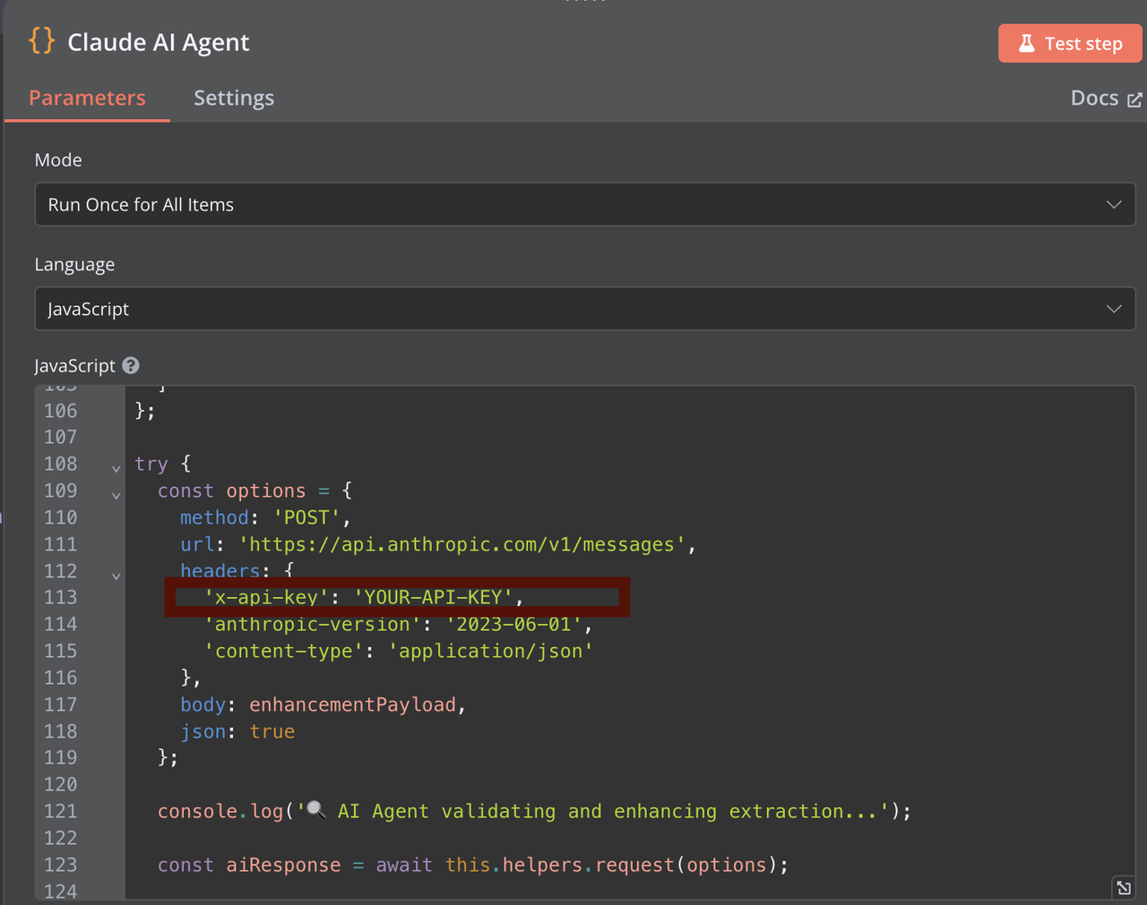 Setting up Claude API