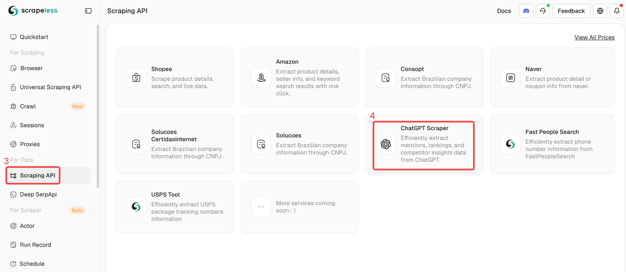 ChatGPT Scraper