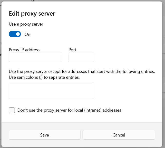 Clique em "Salvar" para confirmar suas configurações