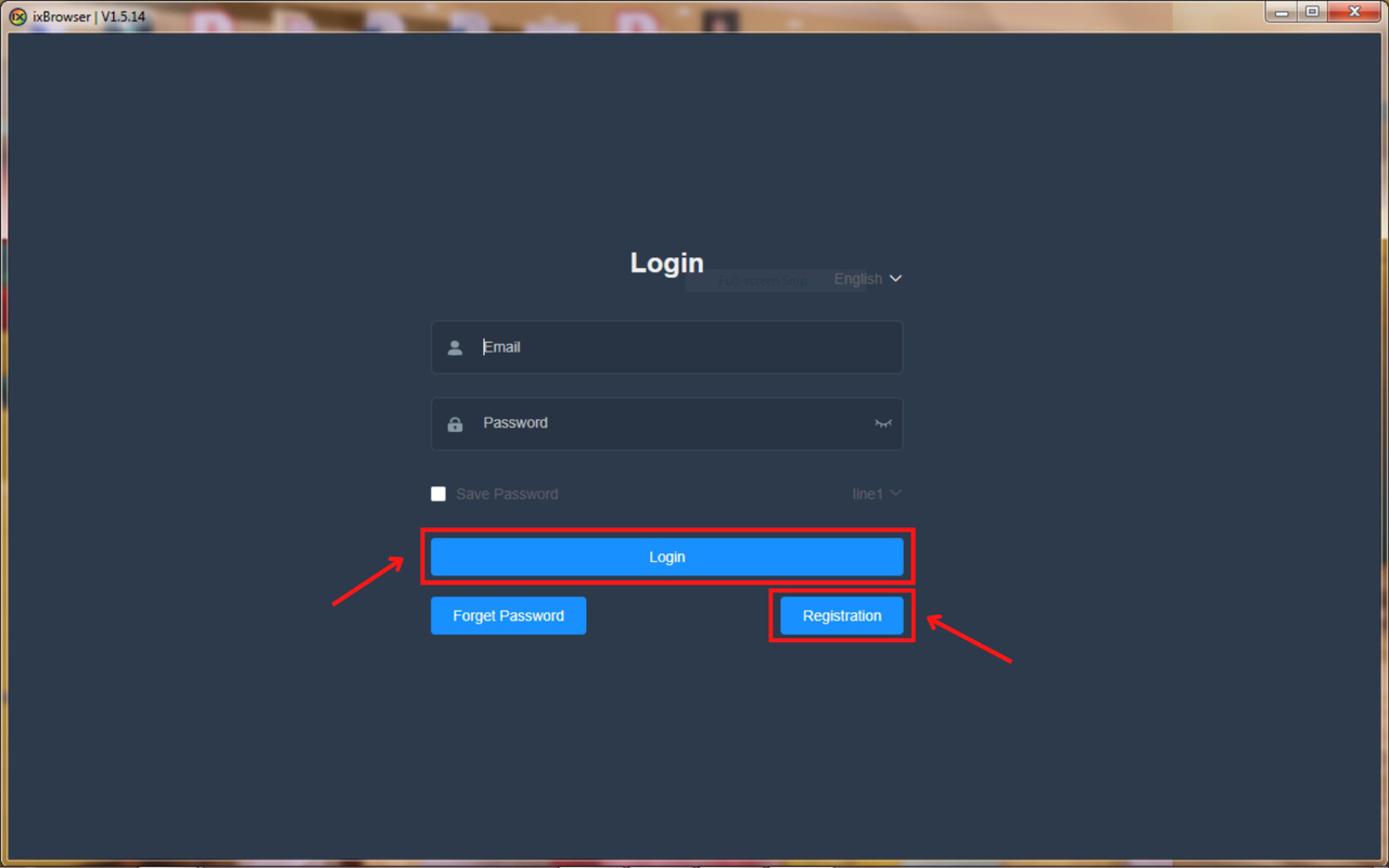 Register and log in to your ixBrowser account
