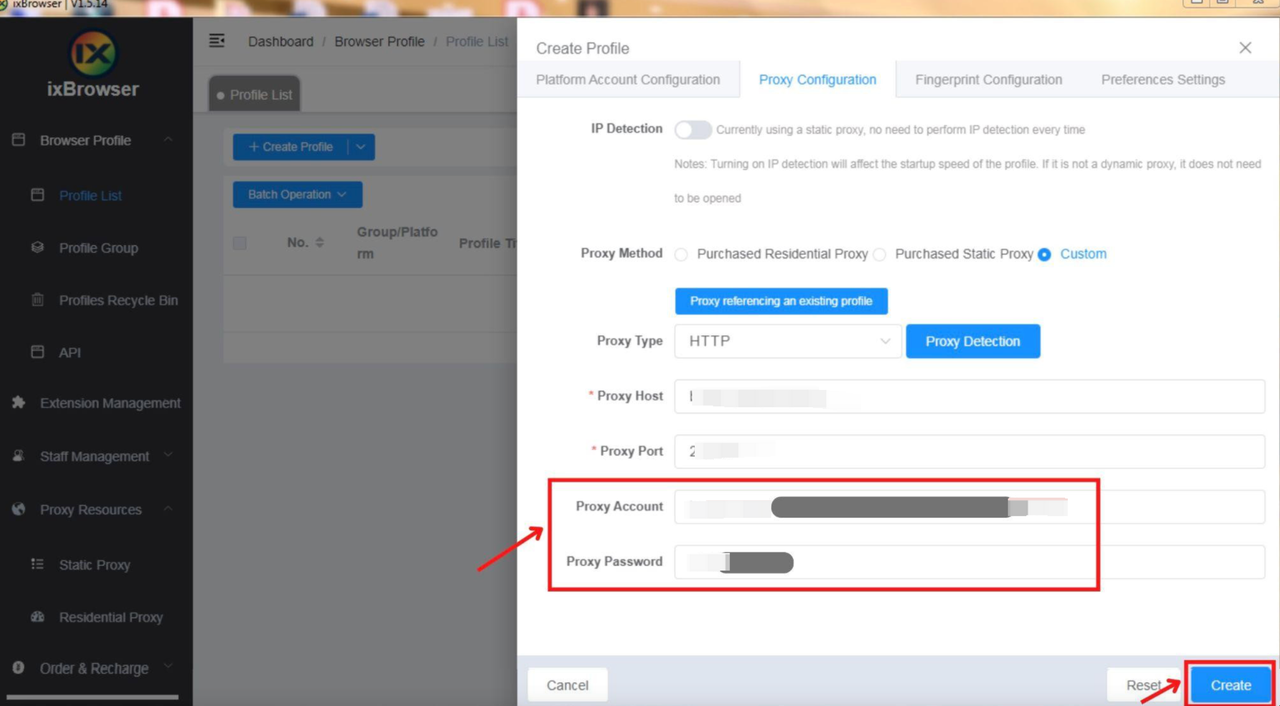 Enter your Scrapeless username and password