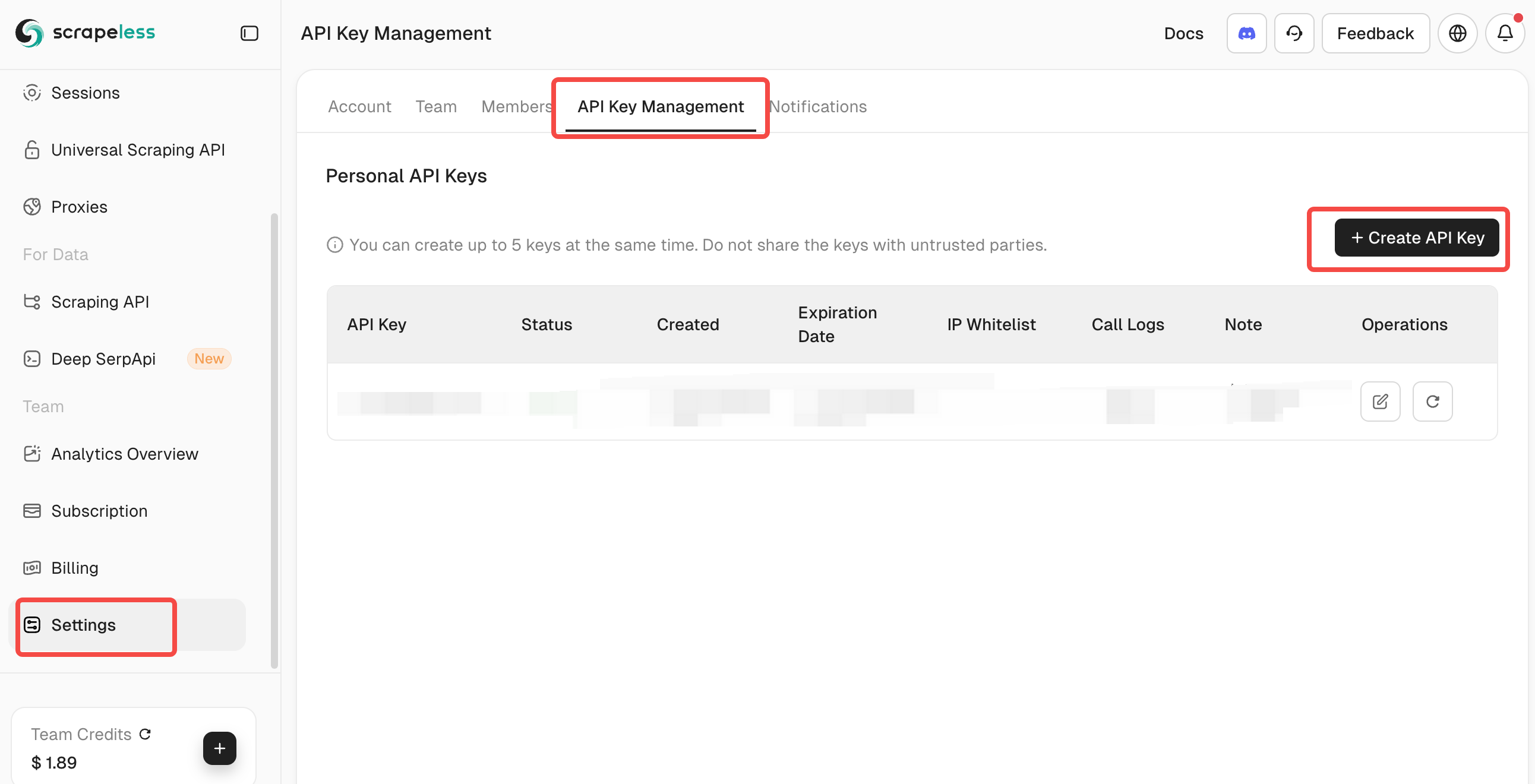 अपना API Token प्राप्त करें