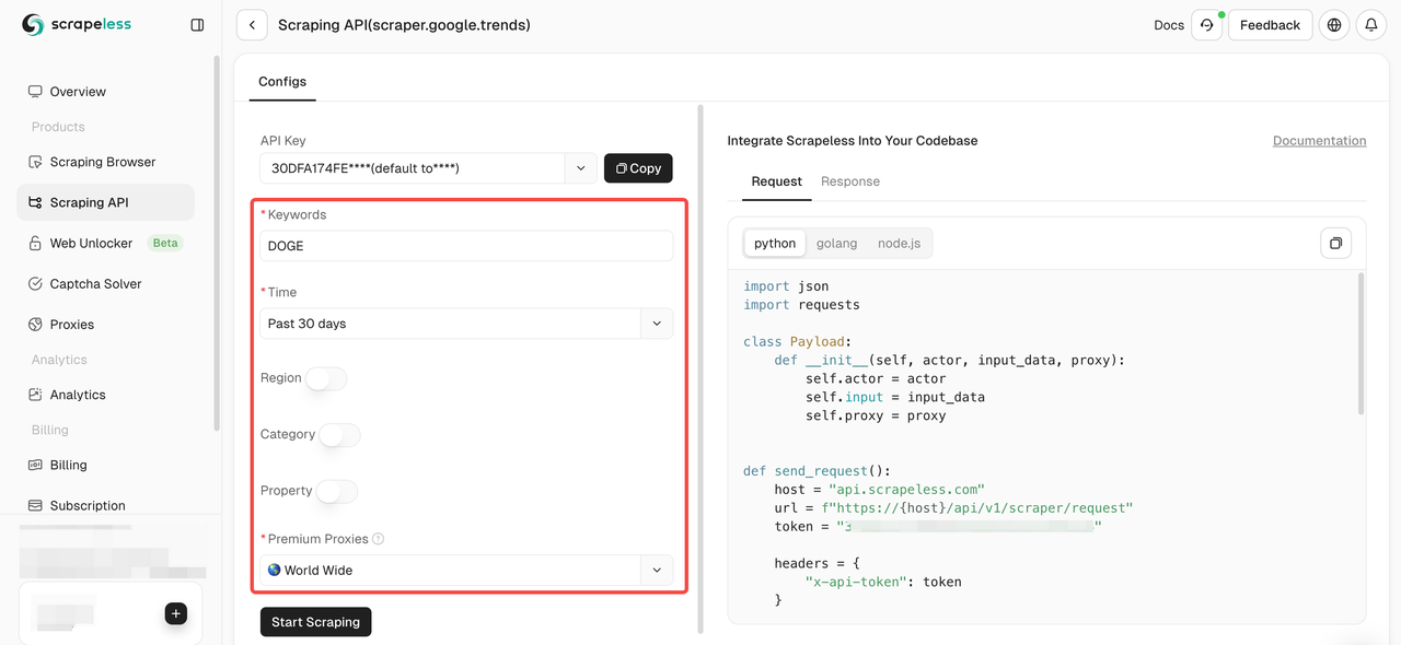 Configure your data