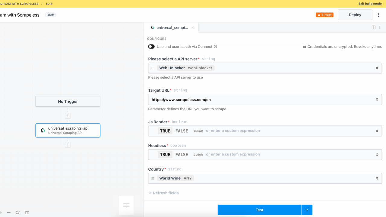 Módulo de API de Scraping Universal