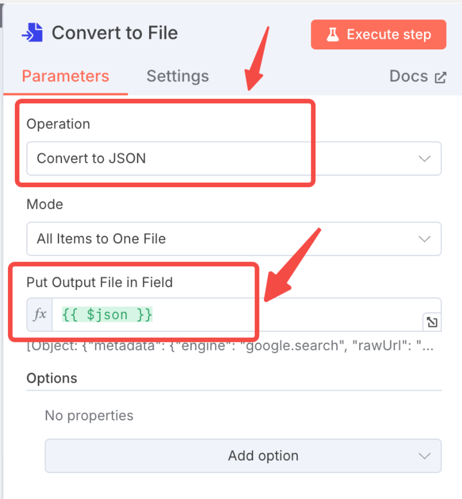 Convert the crawled results into Json format