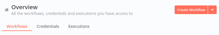 click "Create Workflow"