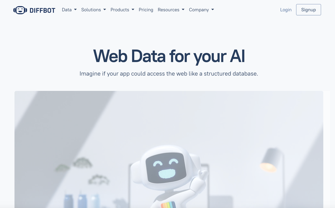 Diffbot – AI-Powered Web Scraping Tool